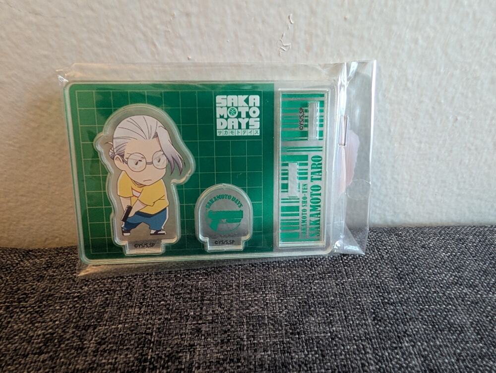 Sakamoto Days Taro Sakamoto Chibi Mini Acrylic Stand Brand New US Seller